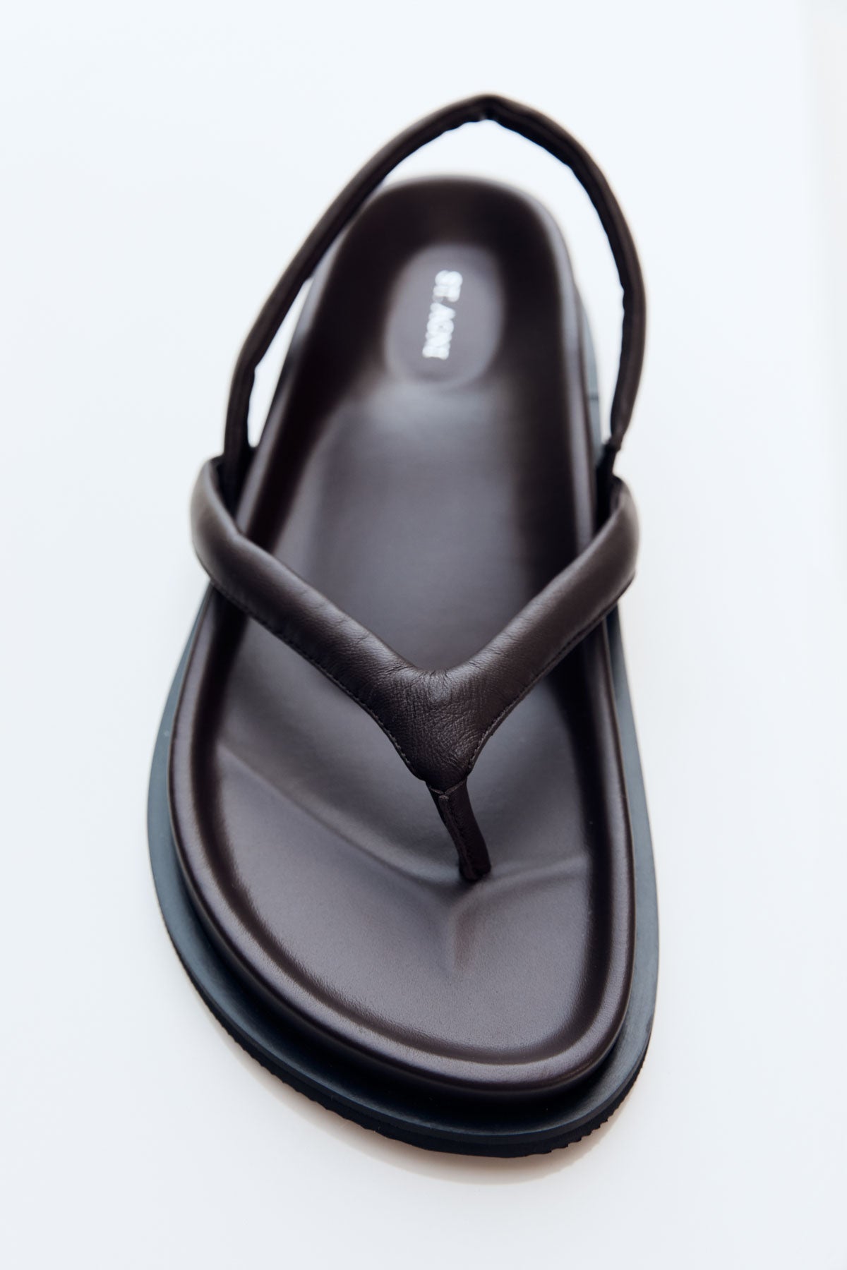 Sling Back Thong Sandal - Chocolate