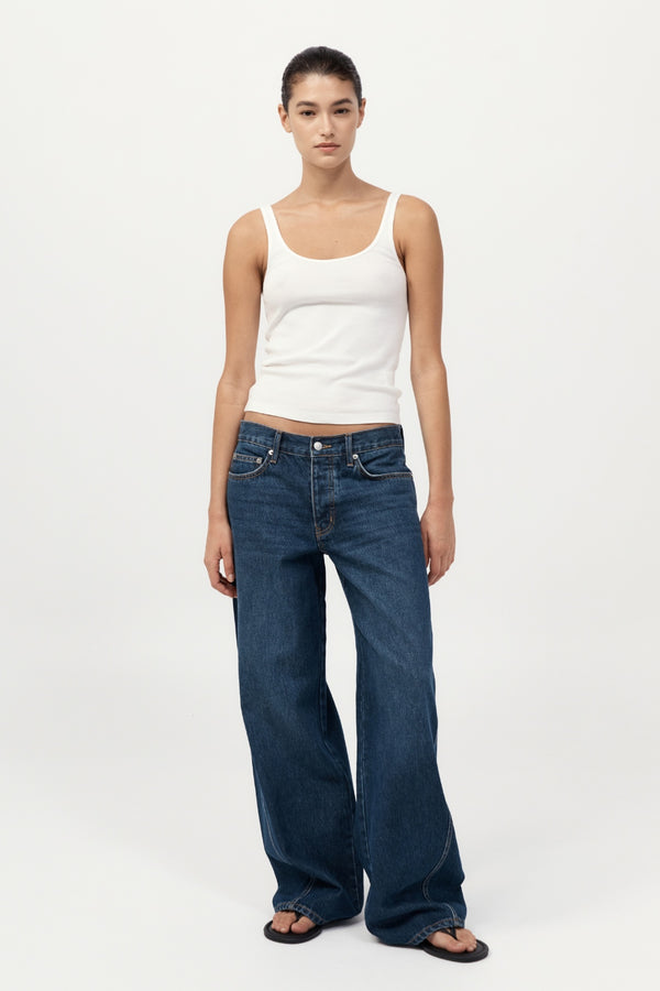 Low Rise Jeans - Indigo