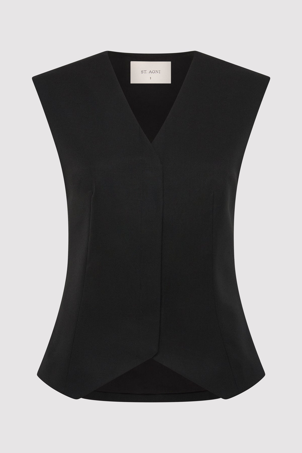 Wool Vest - Black