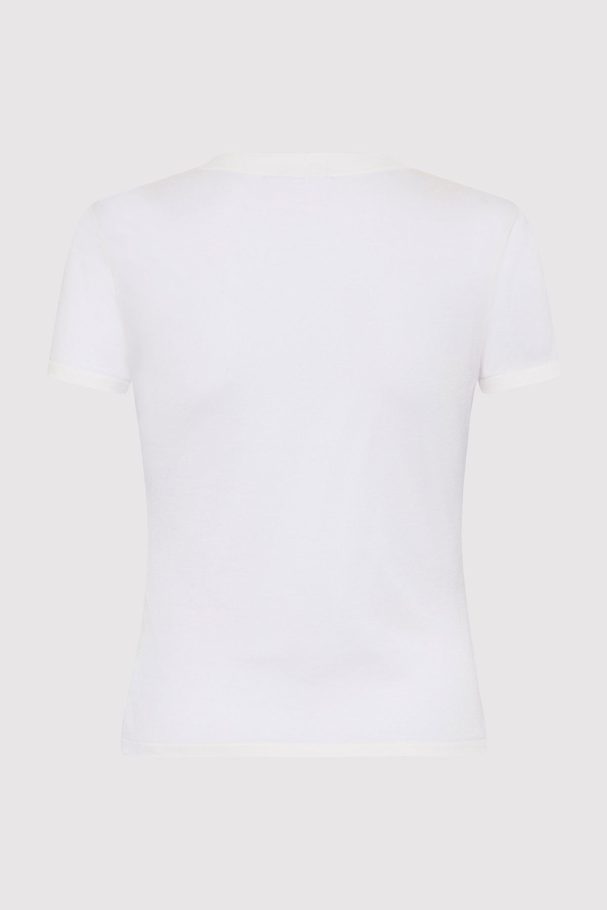 Sheer Baby Tee - White