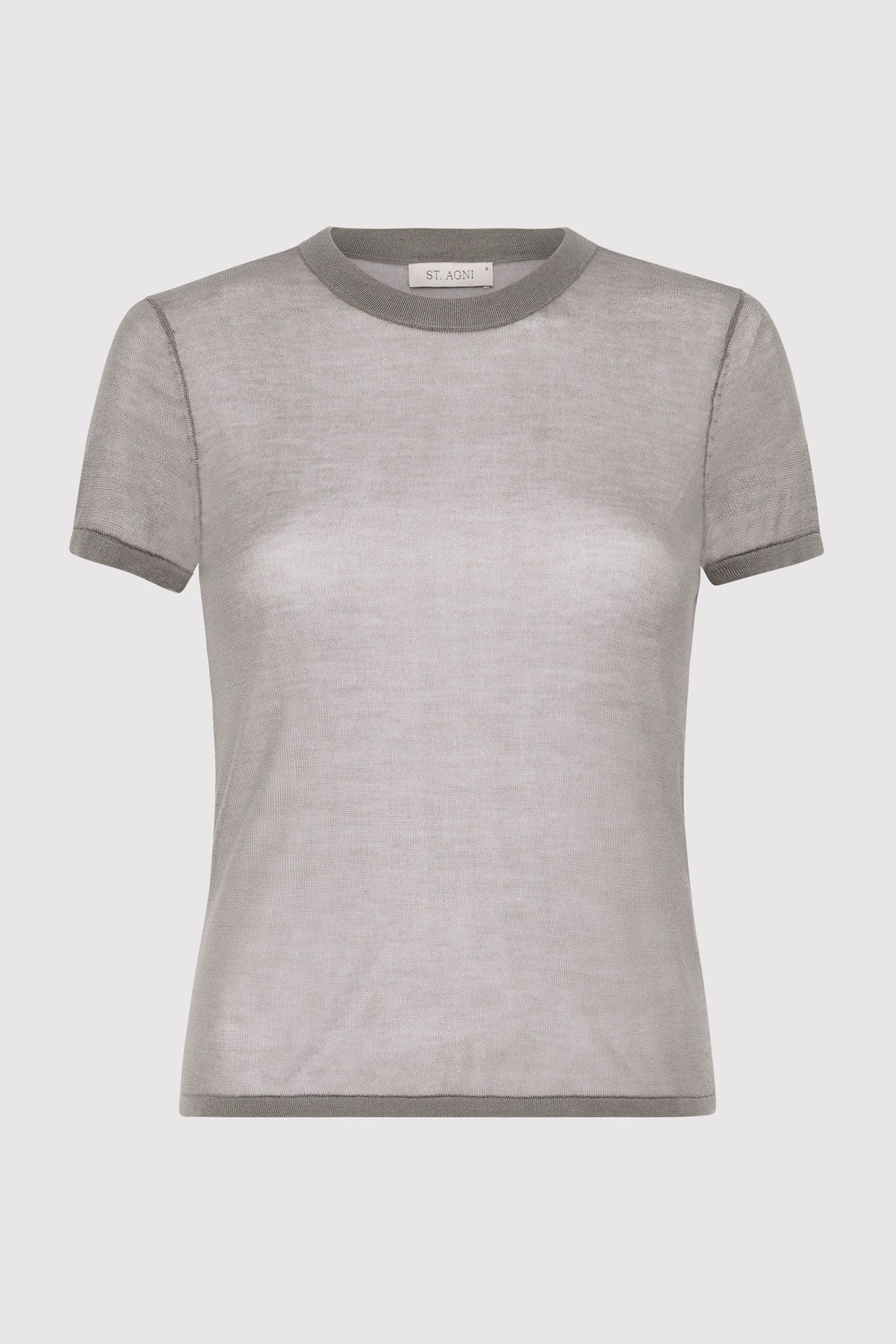 Sheer Baby Tee - Smokey Olive