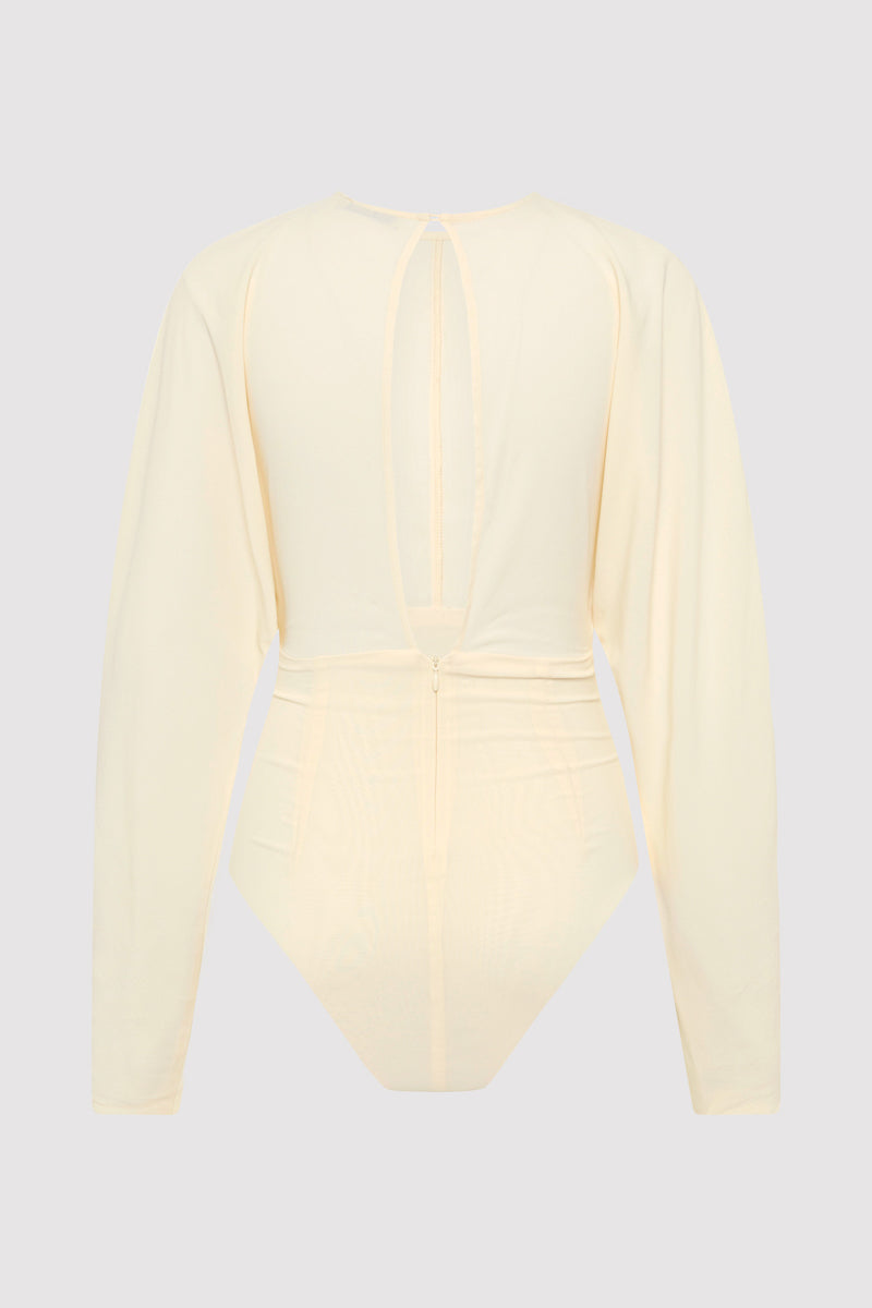 Dolman Sleeve Bodysuit - Off White