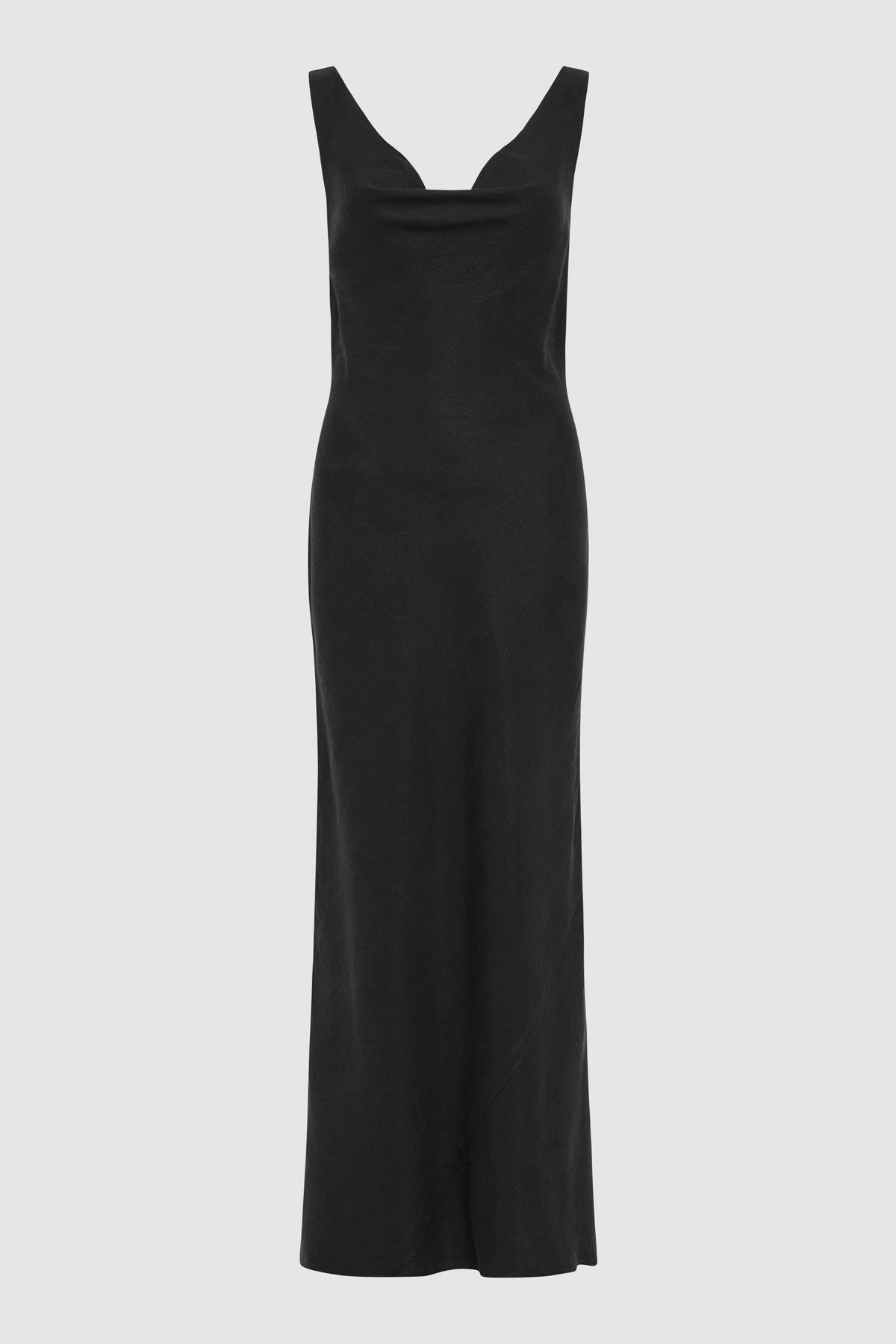 Double Drape Dress - Black