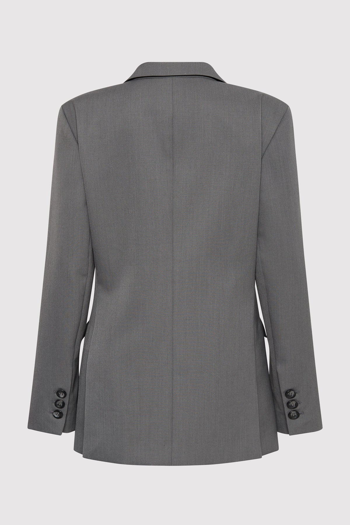 Homme Belted Blazer - Pewter Grey