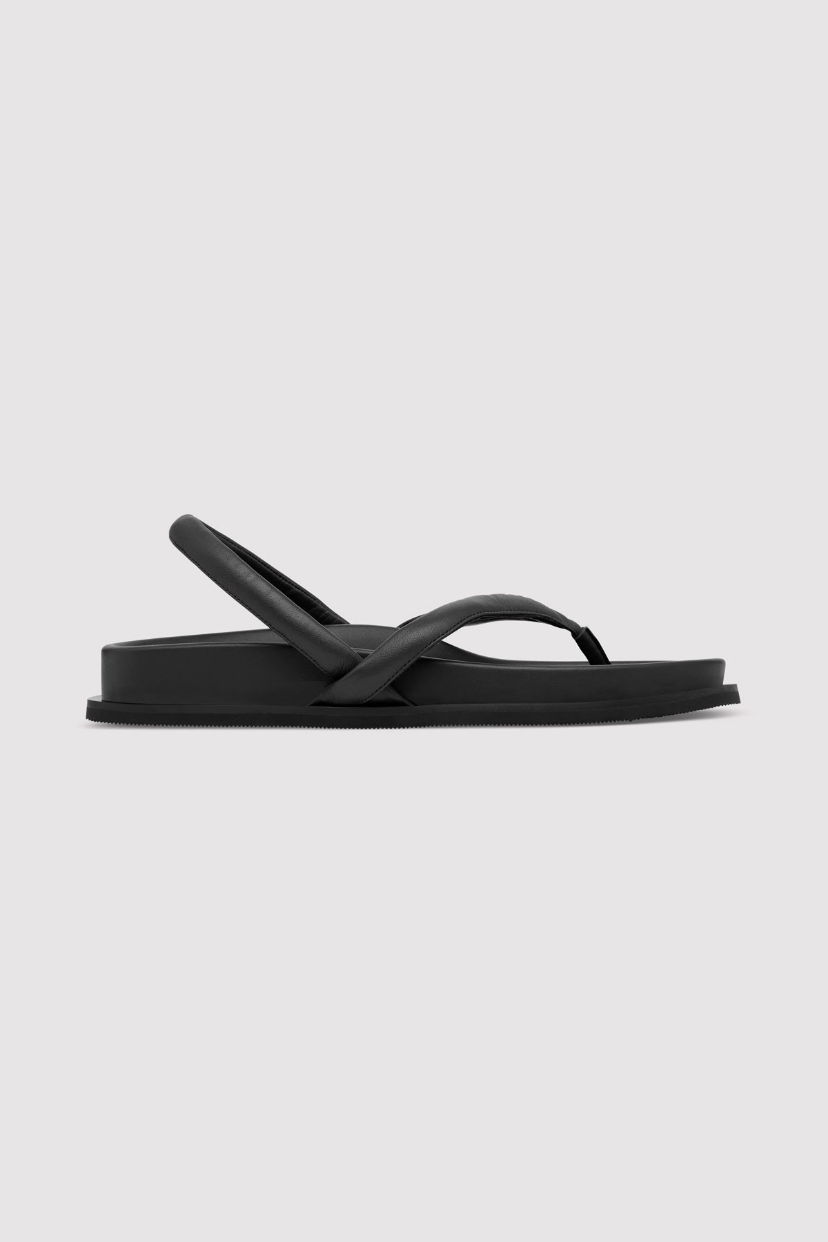 Sling Back Thong Sandal - Black