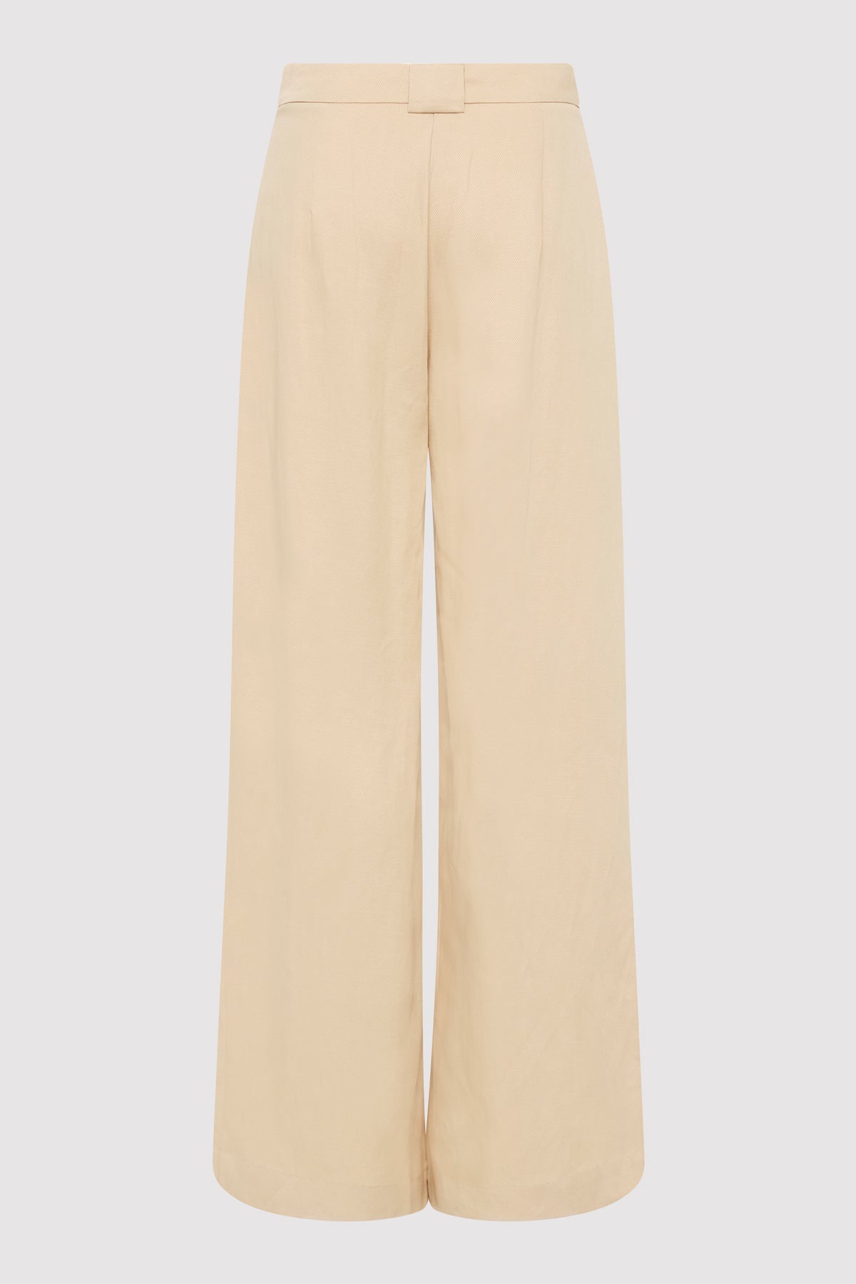 Wide Leg Pleat Pants - Dune