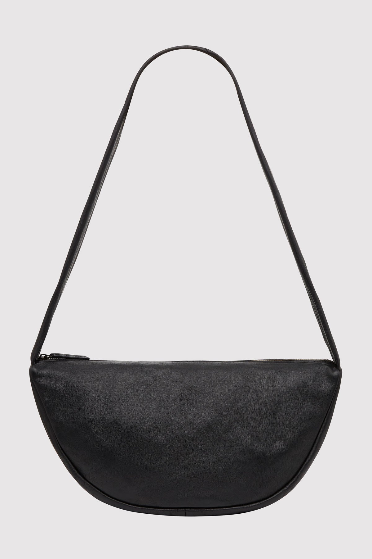 Soft Crescent Bag - Black