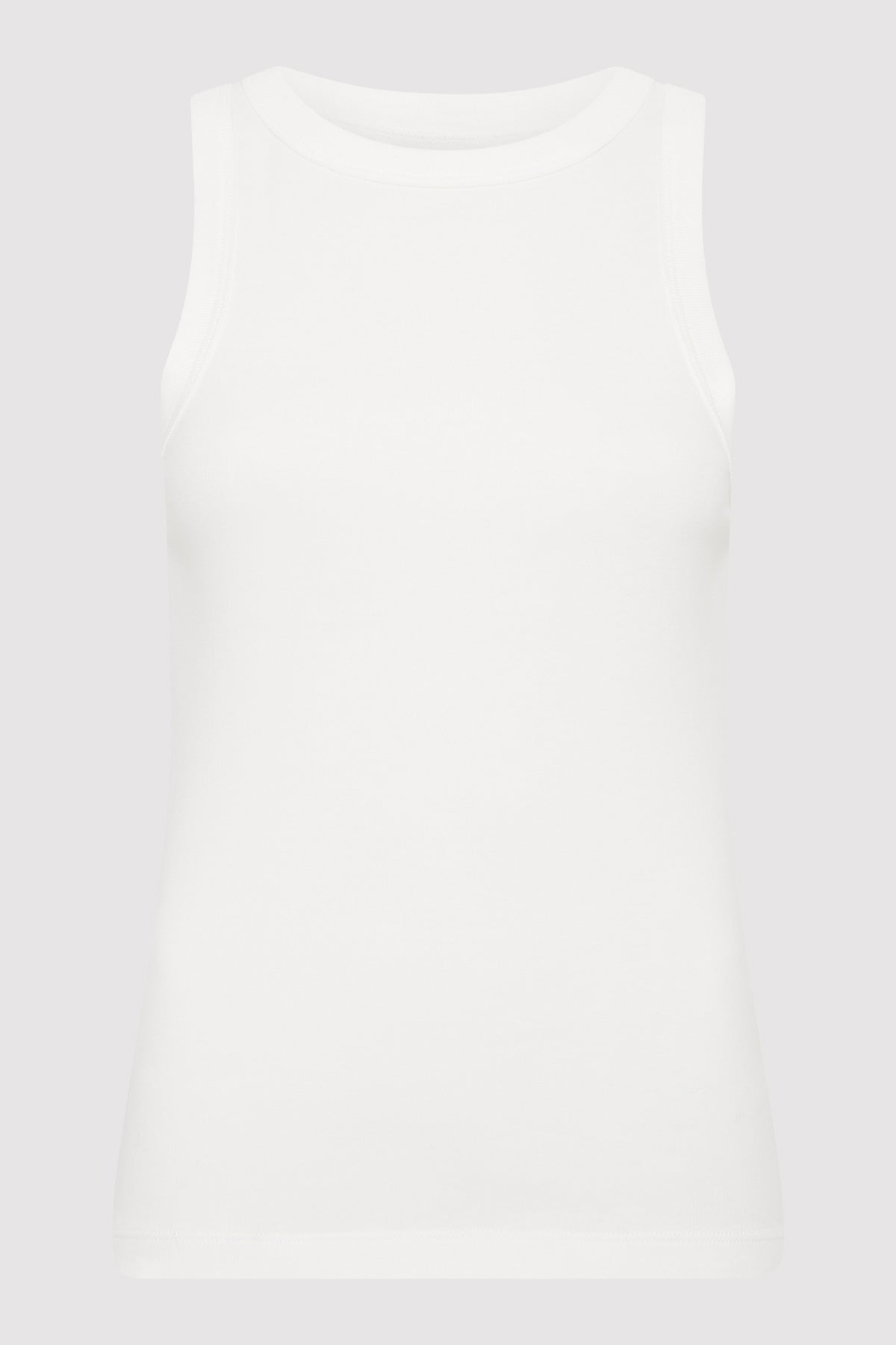 Organic Cotton Bateau Tank - White