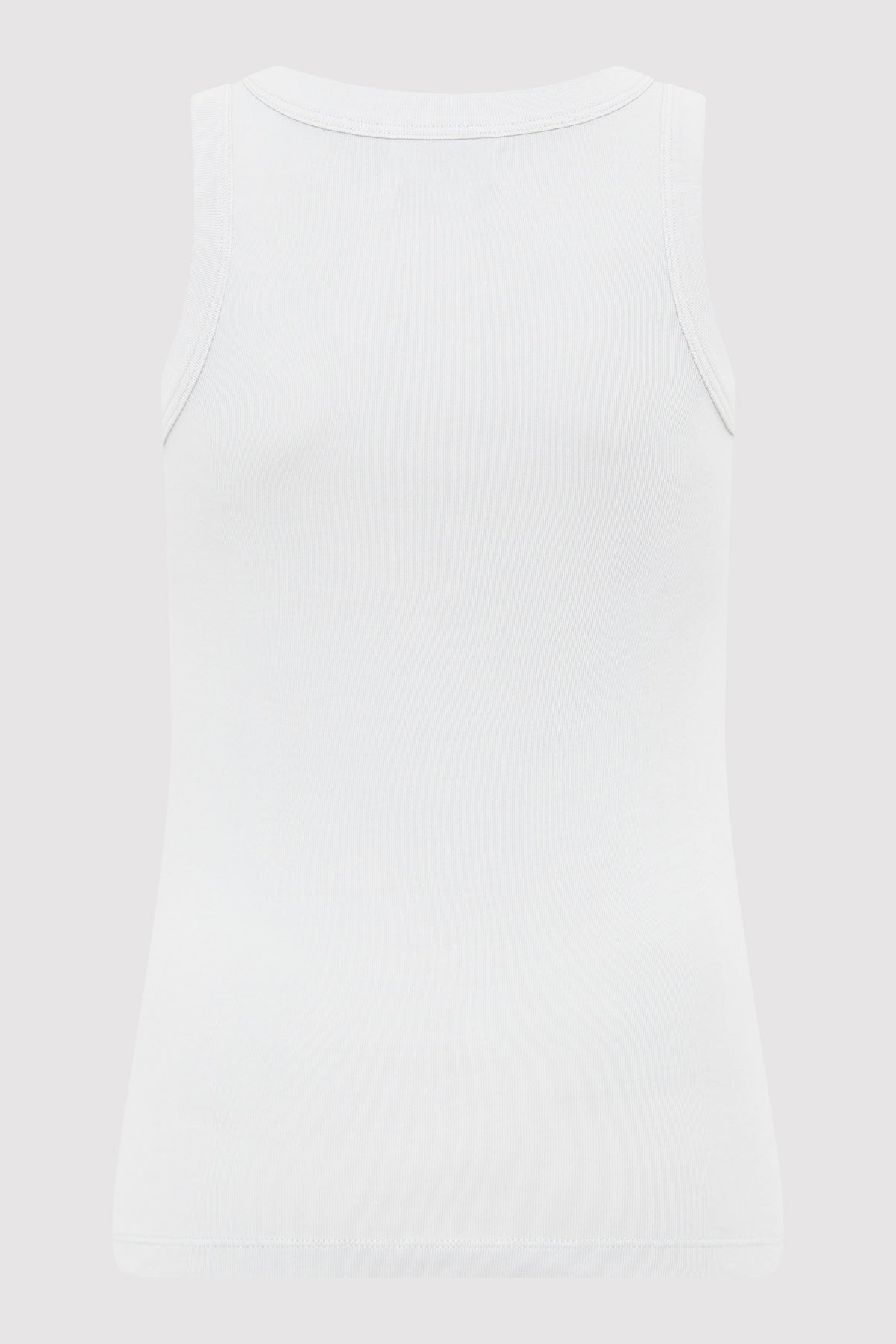 Organic Cotton Bateau Tank - Silver