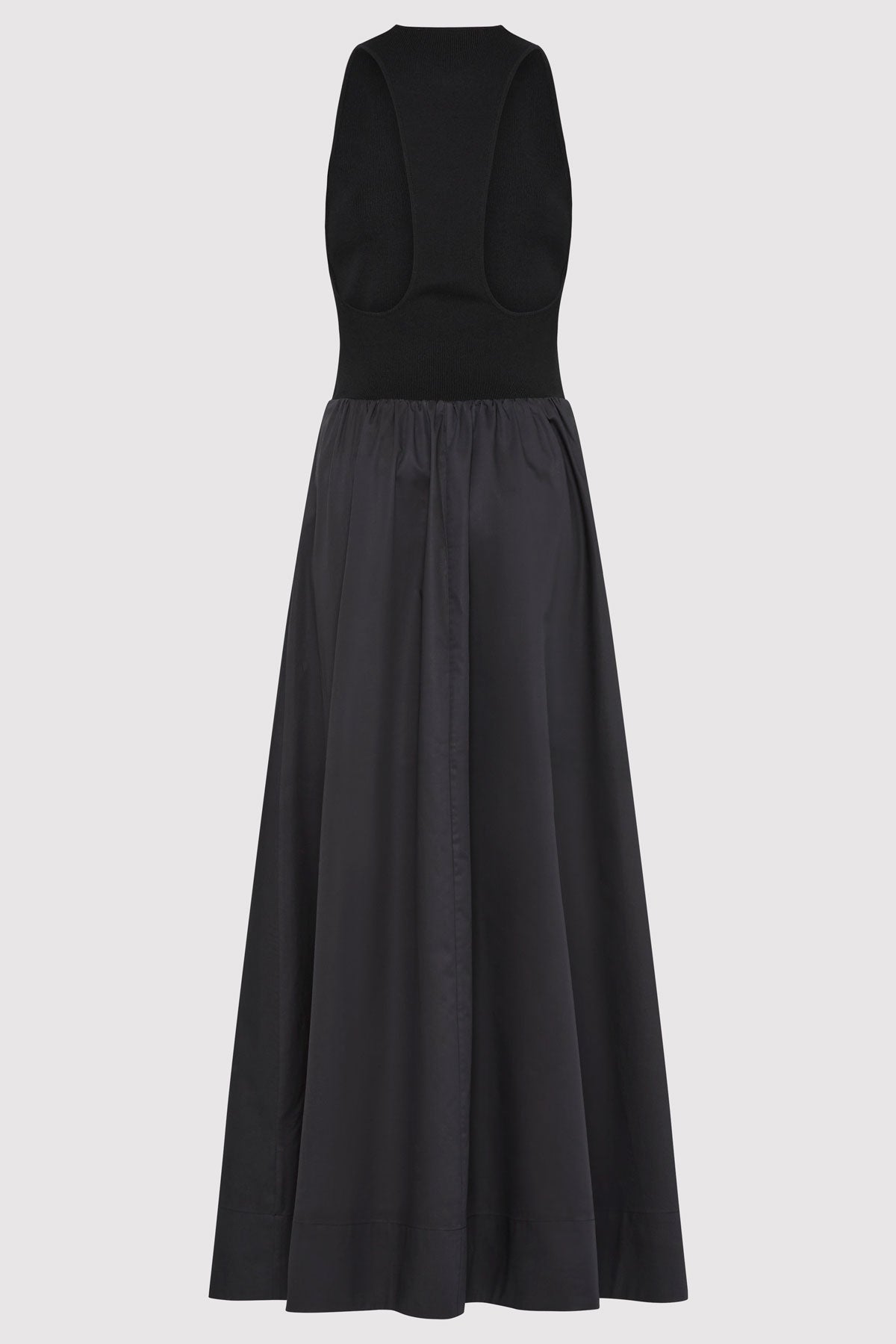 Plunge Neck Dress - Black