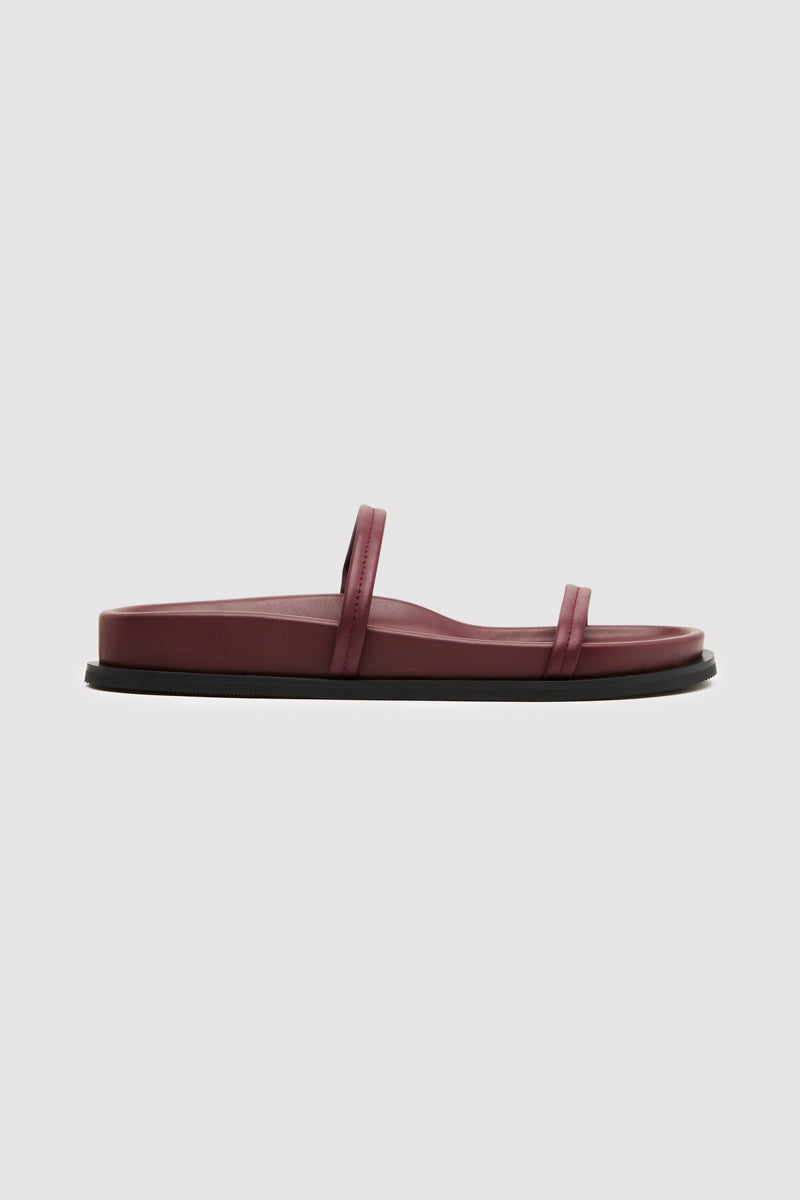 Fine Double Strap Slide - Plum