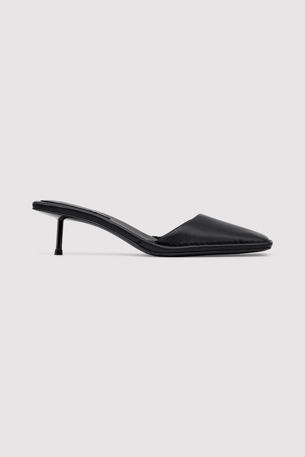 Soft Square Toe Heel - Black