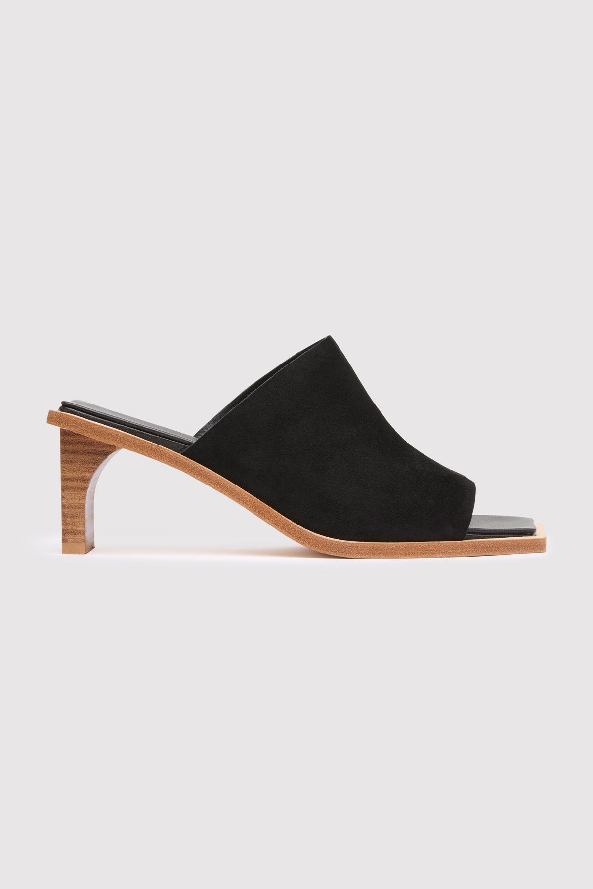 Raw Edge Heel - Black