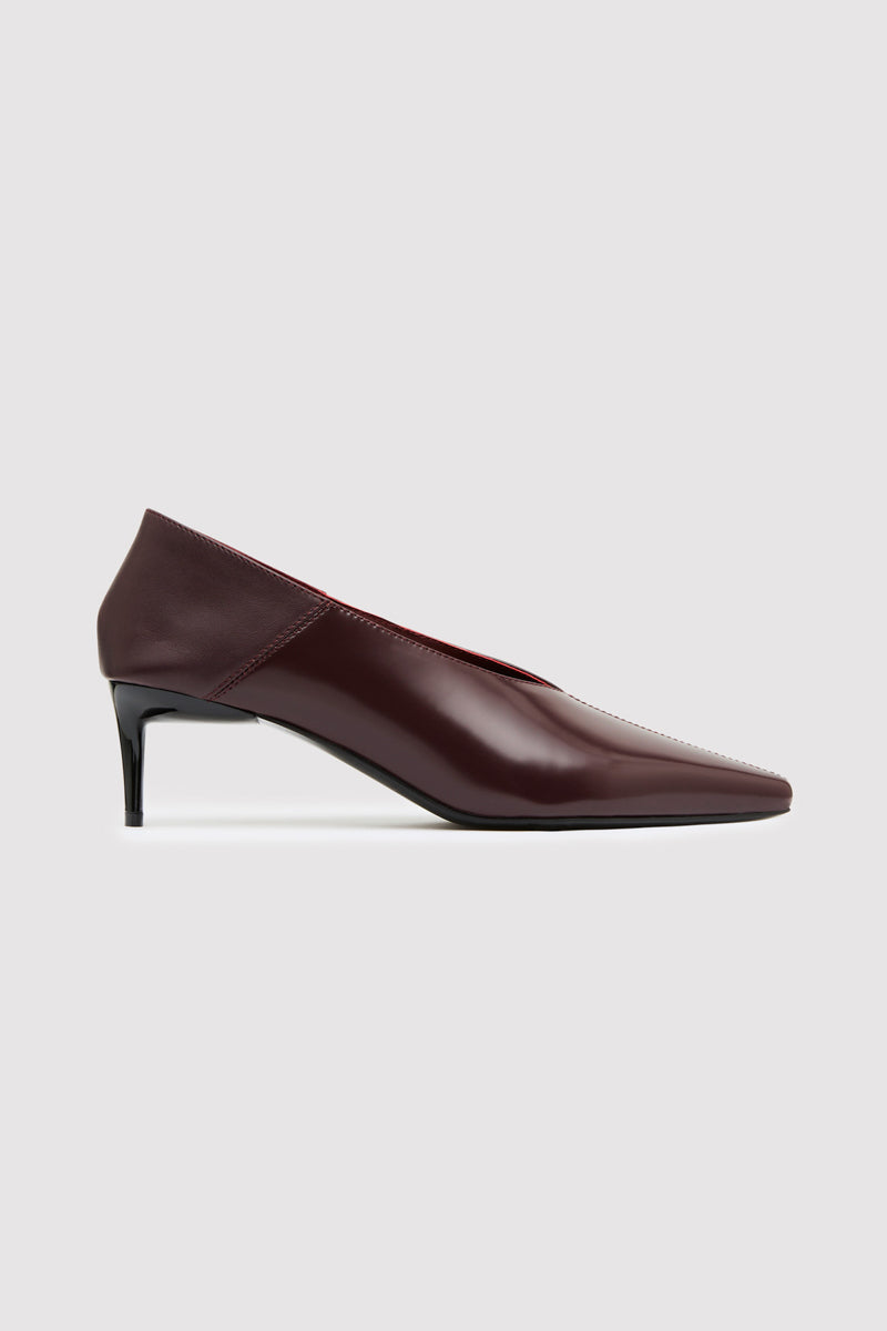 Classic Fold Heel - Bordeaux