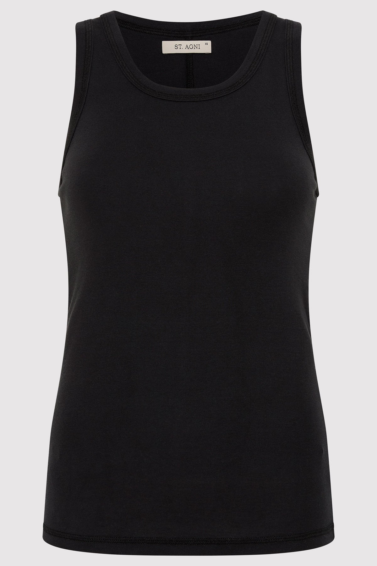 Organic Cotton Singlet - Black