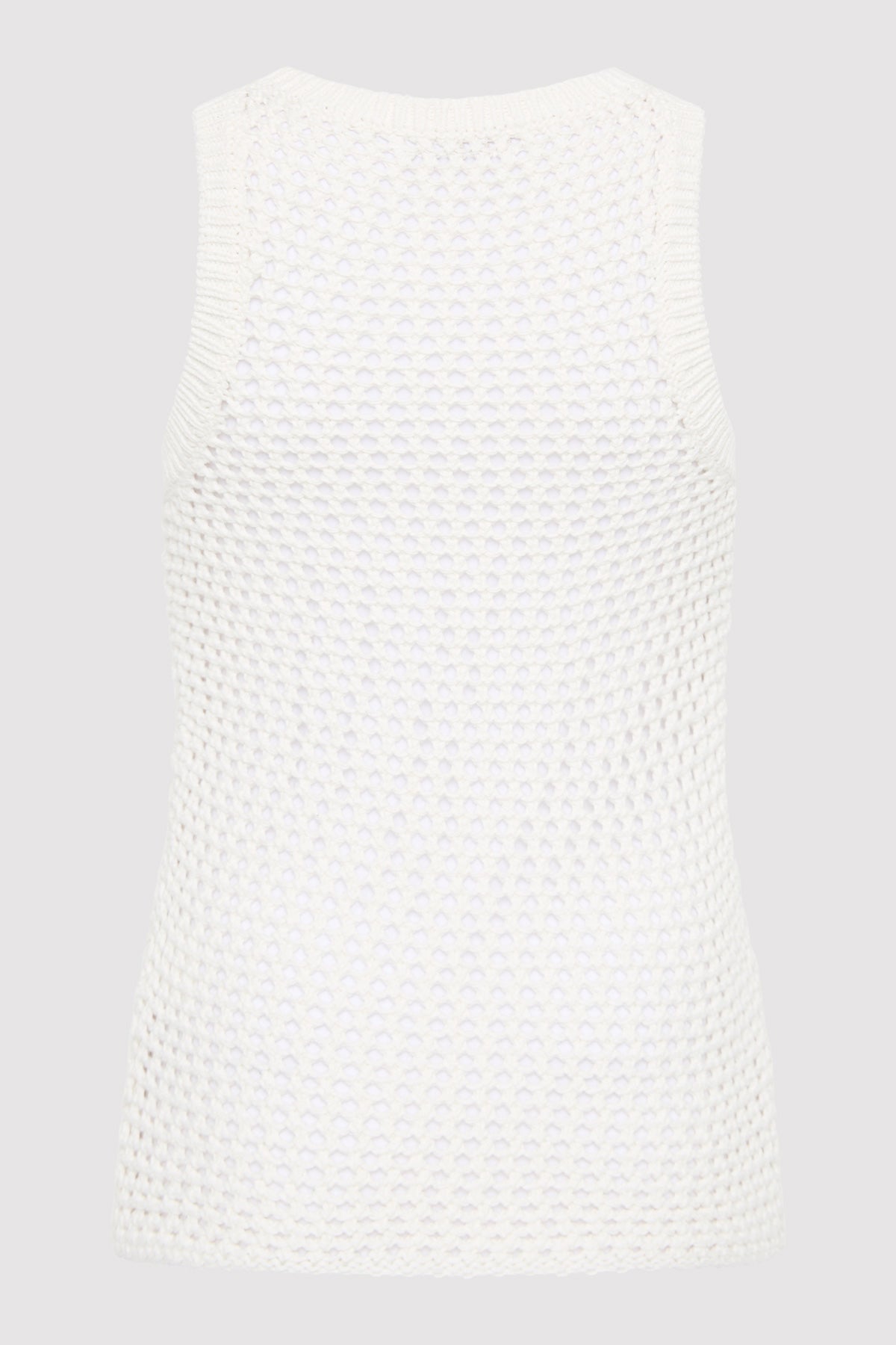 Cotton Crochet Tank - Off White