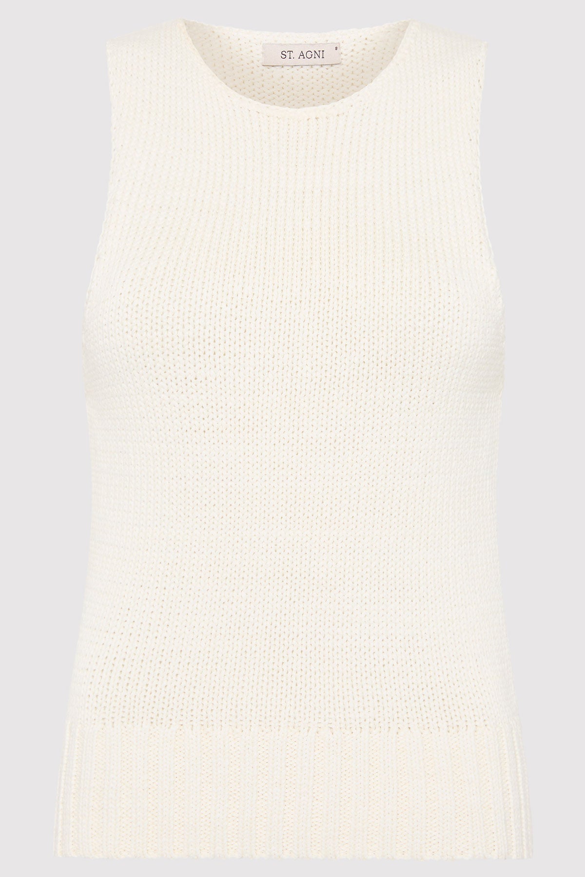 Linen Silk Blend Tank - Salt