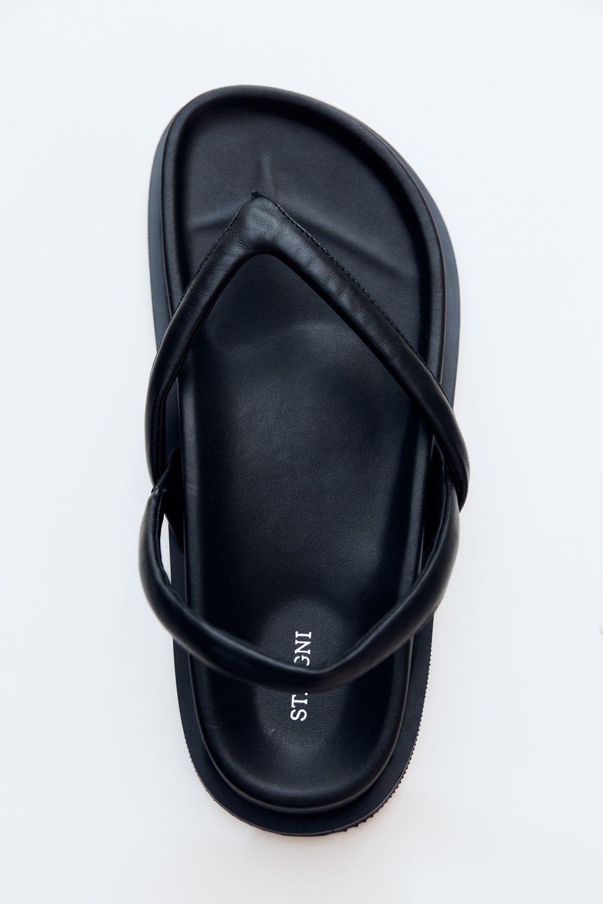 Sling Back Thong Sandal - Black