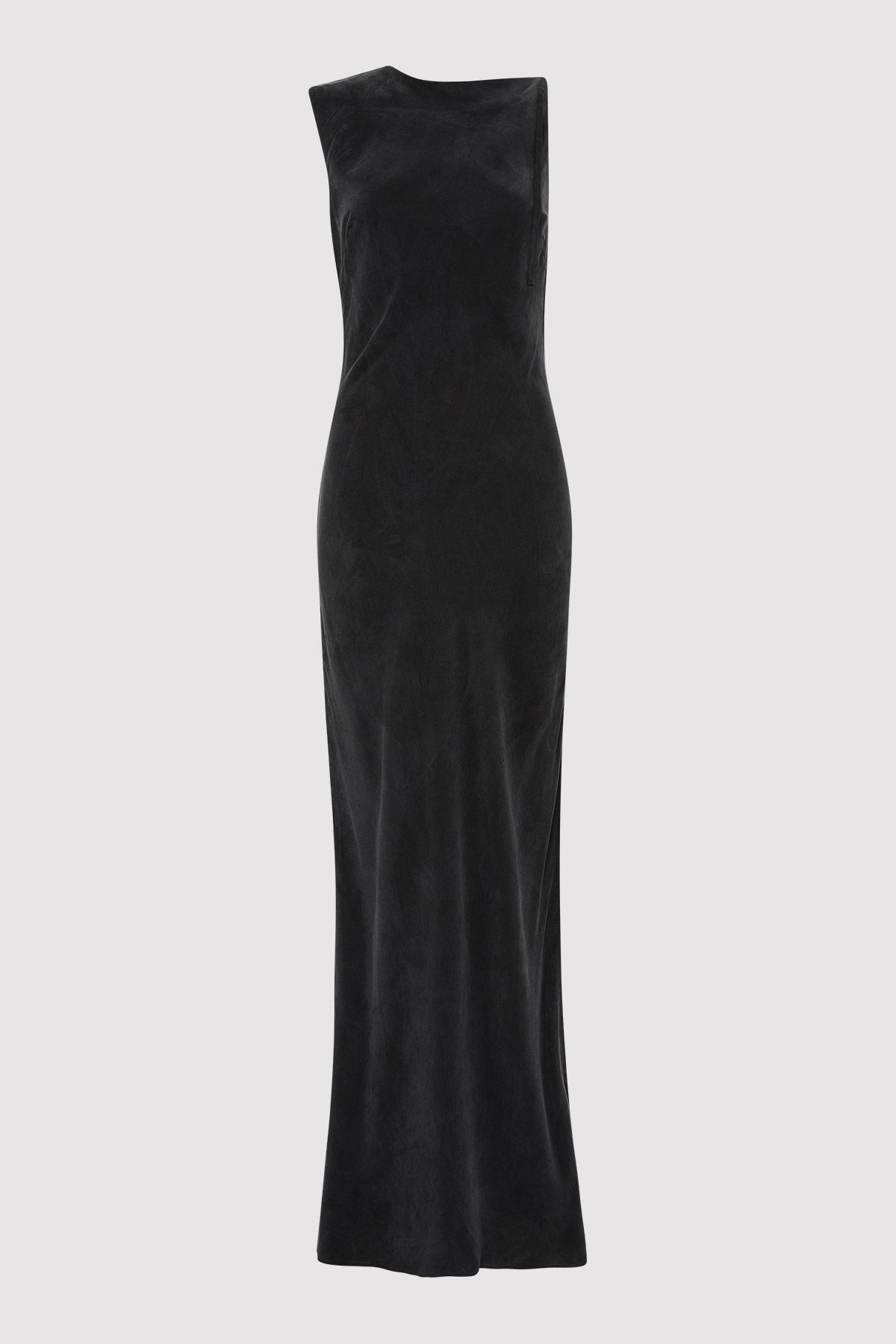 Sophia Drape Dress - Washed Black